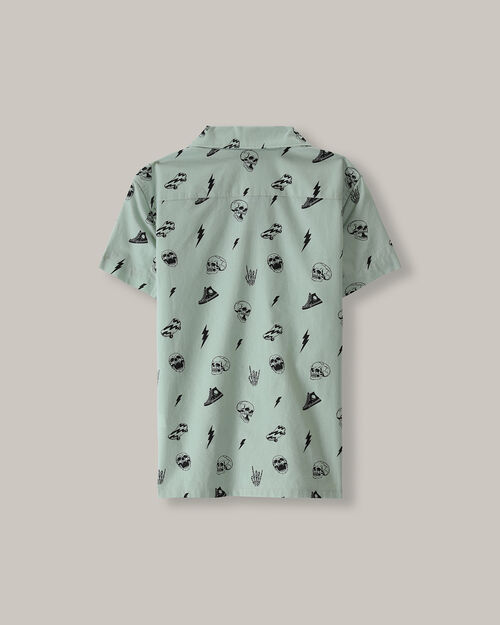 Camisa Manga Corta Calaveras
